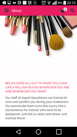 Beauty & Fashion Application developed by Algoworks
