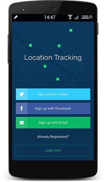track the location of your personnel with mobile app