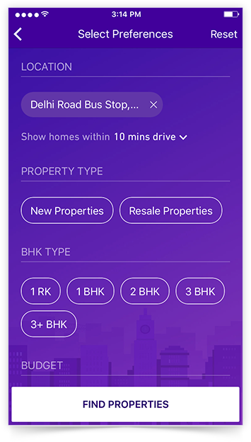 Real Estate Search Mobile App for iOS