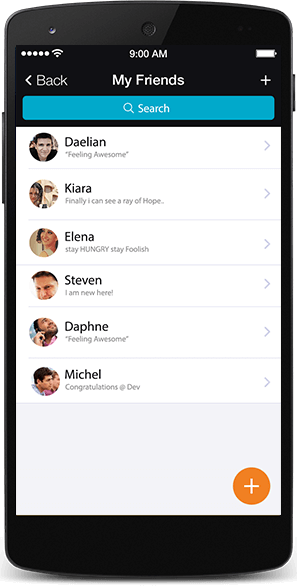 Live video calling application for students